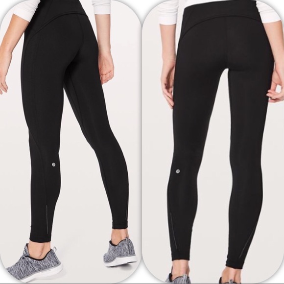 lululemon athletica Pants - NWT BLACK LULULEMON FAST AS FLEECE TIGHT 2 or 4